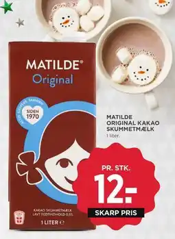MENY MATILDE ORIGINAL KAKAO SKUMMETMÆLK tilbud