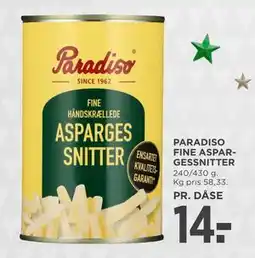 MENY PARADISO FINE ASPARGESSNITTER tilbud