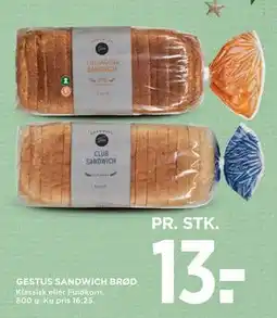 MENY GESTUS SANDWICH BRØD tilbud