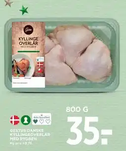 MENY GESTUS DANSKE KYLLINGEOVERLÅR MED RYGBEN tilbud
