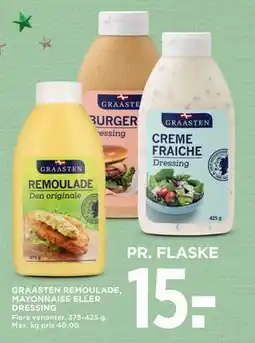 MENY GRAASTEN REMOULADE, MAYONNAISE ELLER DRESSING tilbud