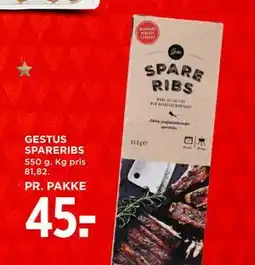 MENY GESTUS SPARERIBS tilbud