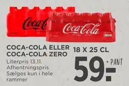 MENY COCA-COLA ELLER COCACOLA ZERO tilbud