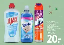 MENY AJAX, KLORIN, VEL REGULAR 2-PAK, DUN-LET ELLER CILLIT BANG tilbud