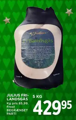 MENY JULIUS FRILANDSGÅS tilbud