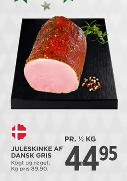 MENY JULESKINKE AF DANSK GRIS tilbud