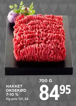 MENY HAKKET OKSEKØD 7 10 % tilbud
