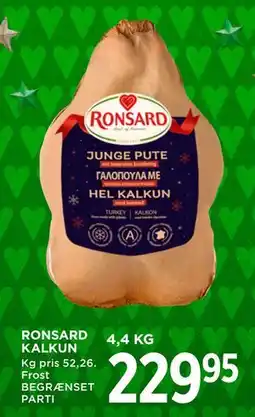 MENY RONSARD KALKUN tilbud