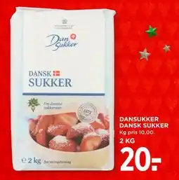 MENY DANSUKKER DANSK SUKKER tilbud