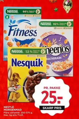 MENY NESTLÉ MORGENMAD tilbud
