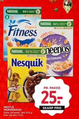 MENY NESTLÉ MORGENMAD tilbud