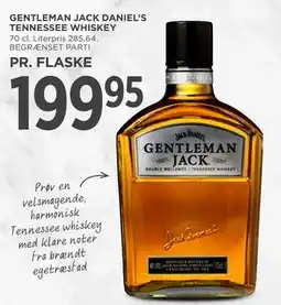 MENY GENTLEMAN JACK DANIEL’S TENNESSEE WHISKEY tilbud