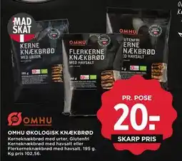 MENY OMHU ØKOLOGISK KNÆKBRØD tilbud