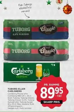 MENY TUBORG ELLER CARLSBERG tilbud