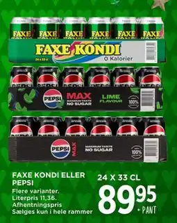 MENY FAXE KONDI ELLER PEPSI tilbud