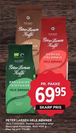 MENY PETER LARSEN HELE BØNNER tilbud