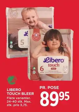 MENY LIBERO TOUCH BLEER tilbud