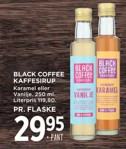MENY BLACK COFFEE KAFFESIRUP tilbud