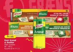 Fakta Tyskland Knorr Aromat el. Bouillon tilbud