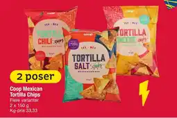 Fakta Tyskland Coop Mexican Tortilla Chips tilbud
