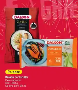 Fakta Tyskland Daloon Foråsruller tilbud