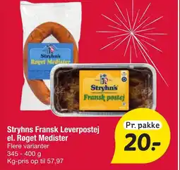 Fakta Tyskland Stryhns Fransk Leverpostej el. Røget Medister tilbud