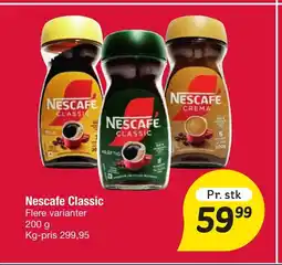 Fakta Tyskland Nescafe Classic tilbud
