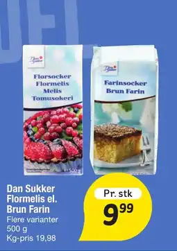 Fakta Tyskland Dan Sukker Flormelis el. Brun Farin tilbud