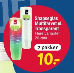 Fakta Tyskland Snapseglas Multifarvet el. Transparent tilbud