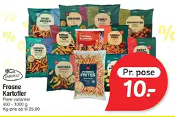 Fakta Tyskland Frosne Kartofler tilbud