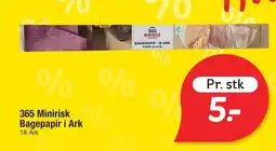 Fakta Tyskland 365 Minirisk Bagepapir i Ark tilbud