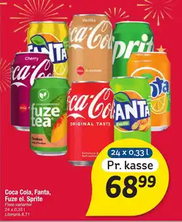Fakta Tyskland Coca Cola, Fanta, Fuze el. Sprite tilbud