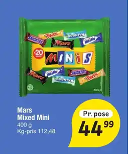 Fakta Tyskland Mars Mixed Mini tilbud