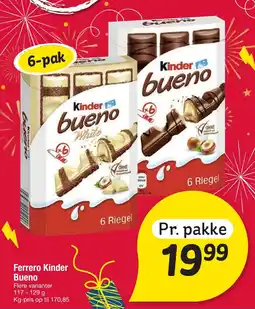 Fakta Tyskland Ferrero Kinder Bueno tilbud