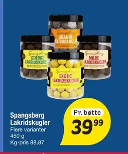 Fakta Tyskland Spangsberg Lakridskugler tilbud