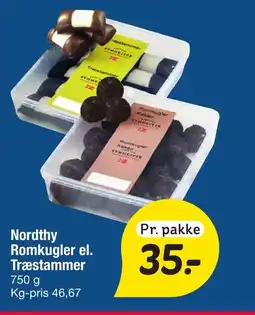 Fakta Tyskland Nordthy Romkugler el. Træstammer tilbud