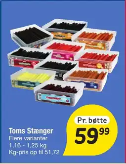 Fakta Tyskland Toms Stænger tilbud