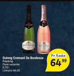 Fakta Tyskland Dulong Cremant De Bordeaux tilbud