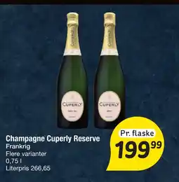 Fakta Tyskland Champagne Cuperly Reserve tilbud