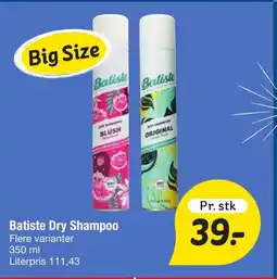Fakta Tyskland Batiste Dry Shampoo tilbud