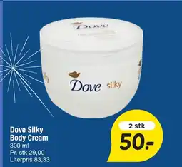Fakta Tyskland Dove Silky Body Cream tilbud