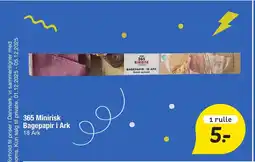 Fakta Tyskland 365 Minirisk Bagepapir i Ark tilbud