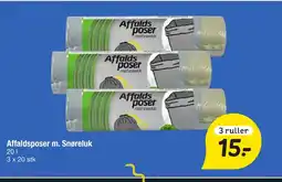 Fakta Tyskland Affaldsposer m. Snøreluk tilbud