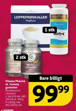 Løvbjerg Fitness Pharma el. Yummy gummies tilbud