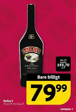 Løvbjerg Bailey's tilbud