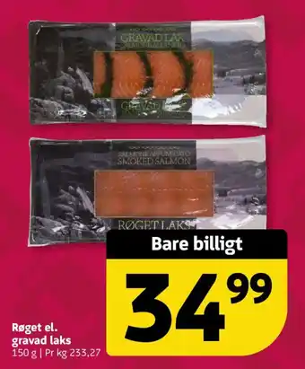 Løvbjerg Røget el. gravad laks tilbud
