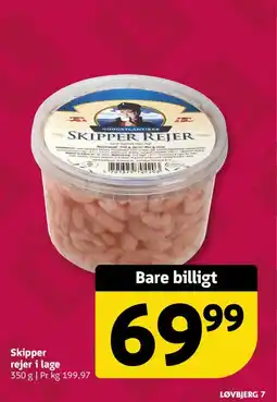 Løvbjerg Skipper rejer i lage tilbud