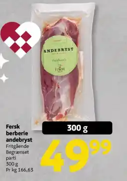 Løvbjerg Fersk berberie andebryst tilbud