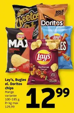 Løvbjerg Lay's, Bugles el. Doritos chips tilbud
