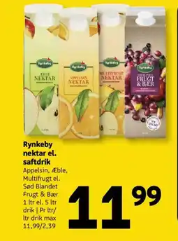 Løvbjerg Rynkeby nektar el. saftdrik tilbud